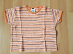 Leuk oranje gestreept babyshirt baby shirtje T-shirt maat 80, Ophalen of Verzenden, Zo goed als nieuw, Hema, Shirtje of Longsleeve