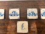 Oude Delftse Tegels - Blauw Wit, Antiek en Kunst, Antiek | Wandborden en Tegels, Ophalen of Verzenden