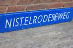 staal/alu straatnaambord UDEN/NISTELRODE, Verzamelen, Ophalen, Reclamebord