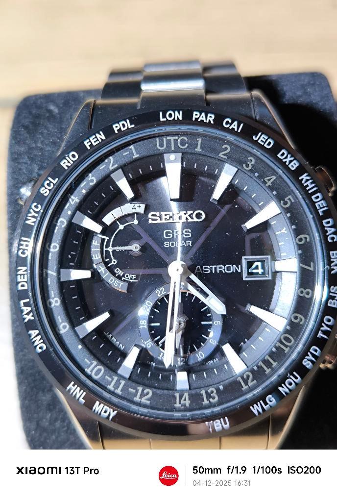 SEIKO ASTRON TITANIUM, Sieraden, Tassen en Uiterlijk, Horloges | Heren, Gebruikt, Polshorloge, Seiko, Overige materialen, Overige materialen