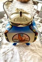 Antieke art deco  koekjes trommel biscuit barrel, Antiek en Kunst, Antiek | Keramiek en Aardewerk, Ophalen