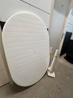 Witte Tuintafel - 150x100cm, Tuin en Terras, Tuintafels, Ophalen, Gebruikt, Rechthoekig, Kunststof