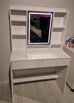 Kaptafel met sieradenkastje en led verlichting, Ophalen, Zo goed als nieuw, 50 tot 100 cm, Minder dan 100 cm