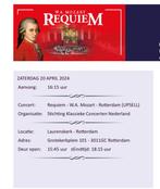 2 kaarten voor W.A Mozart Requiem, Tickets en Kaartjes, Evenementen en Festivals, Twee personen