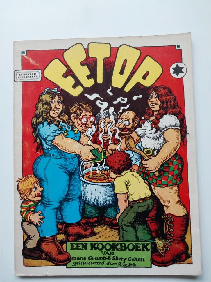 Eet Op! - Een Kookboek van Crumb & Cohen, Boeken, Stripboeken, Gelezen, Eén stripboek, Ophalen of Verzenden