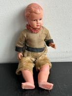 Oud celoid 21 cm shabby popje, Verzamelen, Poppen, Ophalen of Verzenden, Gebruikt, Pop