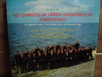 Het Christelijk Urker Visserkoor "Crescendo" LP beschikbaar voor biedingen