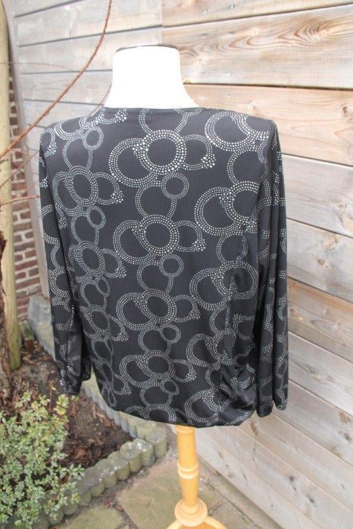 Blouson zwart/ zilver Magna mt 40/42 Vaste prijs, Maat 38/40 (M), Zwart, Ophalen of Verzenden, Magna