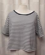 Blauw wit gestreept shirt merk Sophia Perla maat XL A35, Blauw, Maat 46/48 (XL) of groter, Ophalen of Verzenden, Zo goed als nieuw