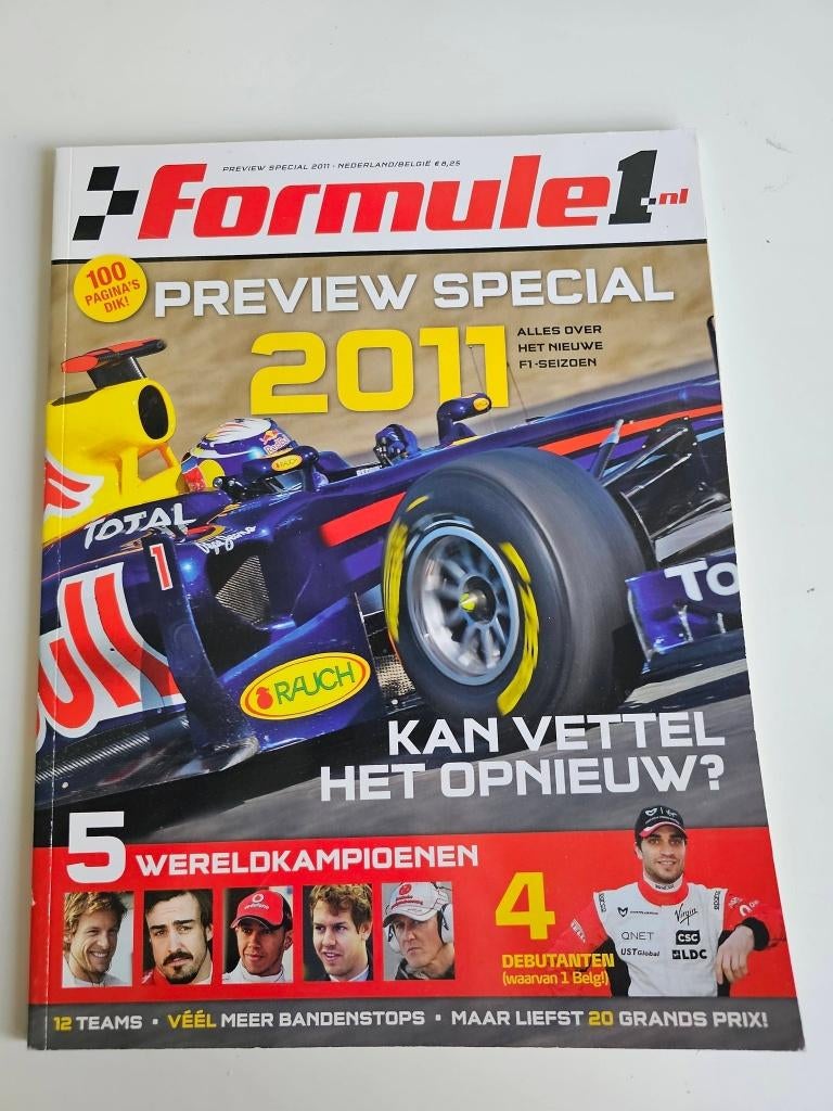 formule 1 tijdschriften jaarboeken, Ophalen, Zo goed als nieuw, Formule 1