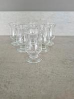 6 Likeurglaasjes / Borrelglaasjes vintage, Ophalen of Verzenden