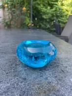 Vintage- zwaar glazen waxinelichthouder/presse papier Murano, Ophalen of Verzenden