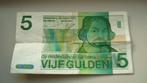 bankbiljet/briefje van 5 gulden Vondel 1973, Postzegels en Munten, Bankbiljetten | Nederland, Verzenden