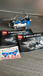 Lego technic 42020 2x helikopter met stickers, Complete set, Ophalen of Verzenden, Lego, Zo goed als nieuw