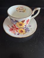 Herfst Duchess fine bone china england, Ophalen of Verzenden, Gebruikt, Porselein, Kop en/of schotel