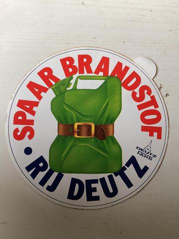 Sticker Deutz Fahr beschikbaar voor biedingen