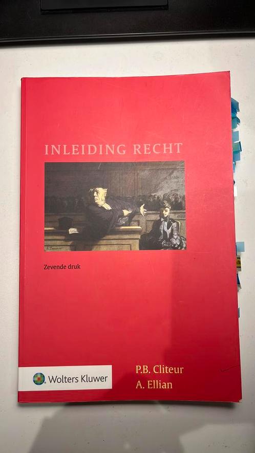 A. Ellian - Inleiding Recht, Boeken, Wetenschap, Zo goed als nieuw, Ophalen of Verzenden