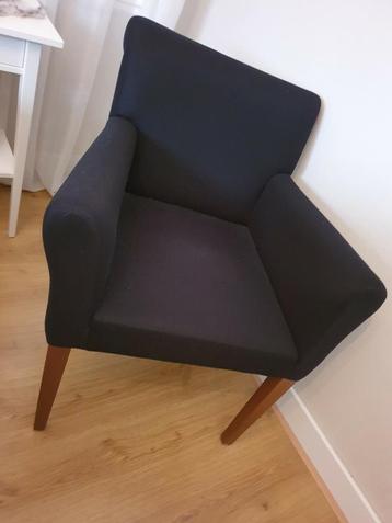 2 Zwarte fauteuils