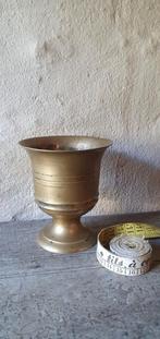 Oude franse messing bokaal beker vijzel, Antiek en Kunst, Antiek | Koper en Brons, Ophalen of Verzenden