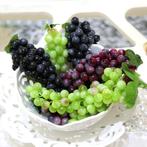 Kunst Druiventros Nep Sier Fruit Voedsel Druif Druiven Tros, Huis en Inrichting, Nieuw, Verzenden