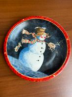 Kamsel Hamburg kerstBord - Sneeuwpop Design, Diversen, Kerst, Ophalen of Verzenden, Zo goed als nieuw