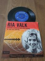 VINYL SINGLE   RIA VALK  1965, Cd's en Dvd's, Vinyl | Nederlandstalig, Ophalen of Verzenden, Zo goed als nieuw, Overige formaten