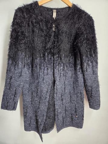 Poools Vest Maat 38 Donkerblauw/Zwart - Als Nieuw! beschikbaar voor biedingen