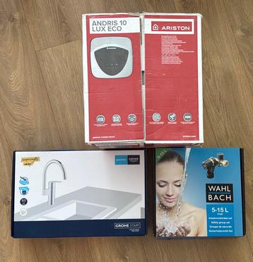 Ariston Andris 10 Lux Eco close in boiler met Grohe kraan beschikbaar voor biedingen