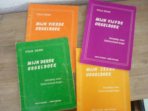 Folk Dean - Mijn derde, vierde, vijfde en zesde orgelboek, Muziek en Instrumenten, Bladmuziek, Gebruikt, Les of Cursus, Populair