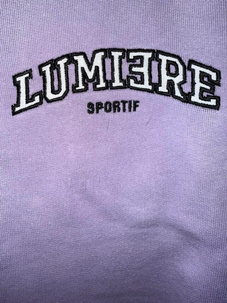 Lumiere Joggingspak Maat L - Zo Goed Als Nieuw!, Kleding | Dames, Truien en Vesten, Zo goed als nieuw, Maat 42/44 (L), Paars, Ophalen of Verzenden