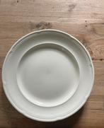 Grote creme kl onderborden 35 cm, 8 stuks. Sober chic, basic, Ophalen of Verzenden, Overige stijlen, Schaal of Schalen