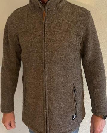  Gevoerd wollen heren vest, maat L van merk Shakaloha bruin beschikbaar voor biedingen