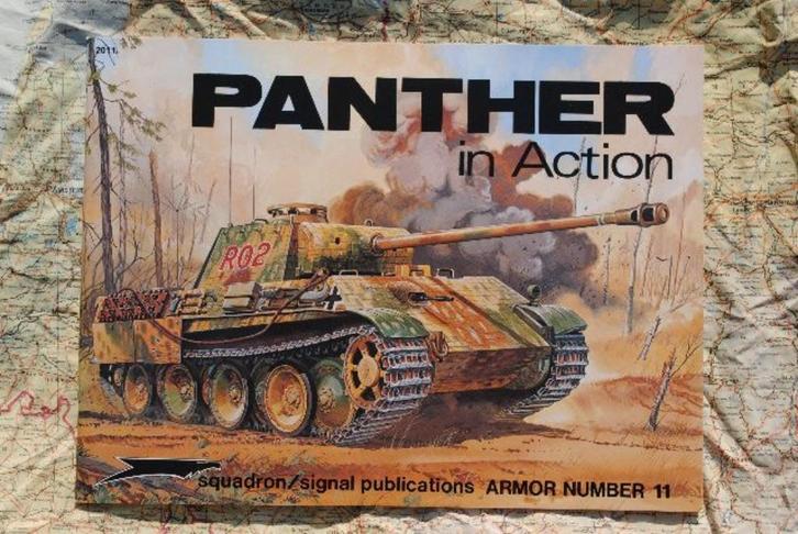 Squadron Signal number 11 - PANTHER in action, Boeken, Oorlog en Militair, Zo goed als nieuw, Landmacht, Tweede Wereldoorlog, Ophalen of Verzenden