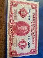 Zeldzaam 1 Gulden Biljet 1943, Postzegels en Munten, Bankbiljetten | Nederland, Ophalen of Verzenden, 1 gulden, Los biljet