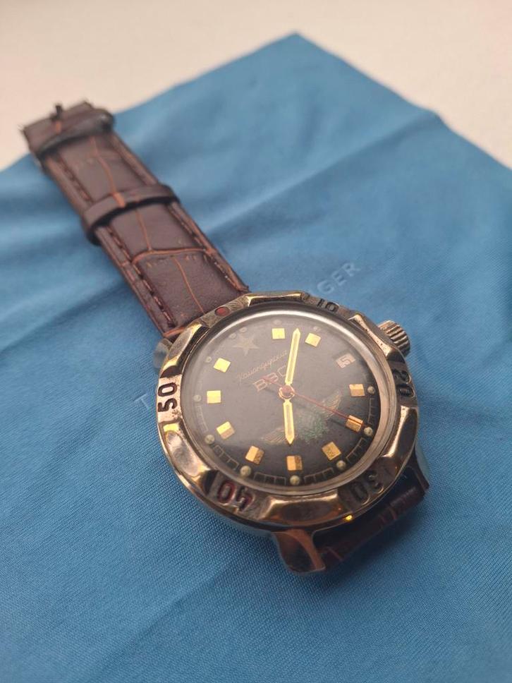 Vostok Komandirskie – ВВС Luchtmacht-editie, Sieraden, Tassen en Uiterlijk, Sporthorloges, Verzenden