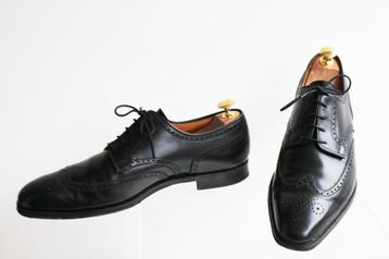 Crockett & Jones Rugby zwarte derby's in maat 10 E = maat 44 beschikbaar voor biedingen