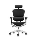 NEW ERGOHUMAN Ergonomische Bureaustoel EHE2 HAF ZWART STOF !, Huis en Inrichting, Bureaustoelen, Zwart, Nieuw, Ophalen of Verzenden