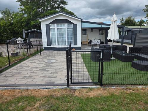 Mooie chalet op Camping klein paradijs chaam, Caravans en Kamperen, Stacaravans, tot en met 6, Ophalen of Verzenden