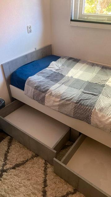 Bed met lades 100x200