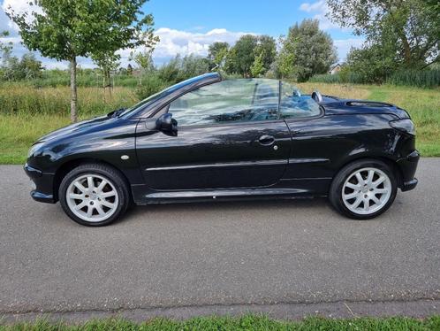 Peugeot 206 1.6 16V CC, leder, lmv, APK 16-6-2026., Auto's, Peugeot, Bedrijf, ABS, Airbags, Centrale vergrendeling, Elektrische buitenspiegels