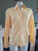 Van Laack geel witte gestreepte blouse M 38 Gratis Verzenden, Kleding | Dames, Maat 38/40 (M), Verzenden, Van Laack, Geel