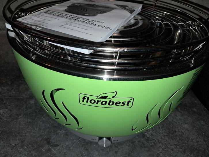 Barbecue Florabest rond, Tuin en Terras, Houtskoolbarbecues, Zo goed als nieuw, Ophalen
