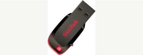 Sandisk Cruzer Blade | 16GB | USB 2.0A - USB Stick, Computers en Software, USB Sticks, Nieuw, 16 GB, Ophalen of Verzenden