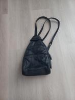 Zwart (zacht)leren rugzak, Ophalen of Verzenden, Zo goed als nieuw