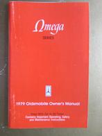 1979 OLDSMOBILE OMEGA Owner's Manual, Engels, Ophalen of Verzenden