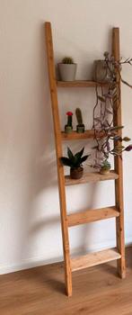 Decoratie/planten ladder, Huis en Inrichting, Woonaccessoires | Wandplanken en Boekenplanken, Ophalen, Zo goed als nieuw
