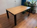Massief Eiken Tafel - 160x95cm, Huis en Inrichting, Tafels | Eettafels, Ophalen, Gebruikt, Eikenhout, 50 tot 100 cm