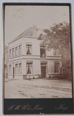 Kabinetfoto huis Den Haag 1880/90's Louw, Ophalen of Verzenden, Voor 1940, Gebruikt, Overige onderwerpen