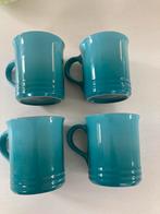 Le Creuset mokken 4 stuks, Verzenden, Zo goed als nieuw, Overige stijlen, Kop(pen) en/of Schotel(s)