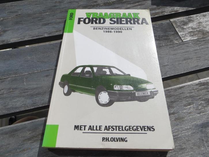 Vraagbaak Ford Sierra benzine modellen 1986-1990, zeer mooi!, Auto diversen, Handleidingen en Instructieboekjes, Ophalen of Verzenden